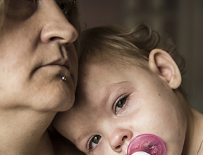 Ukraine mothers and children suffer