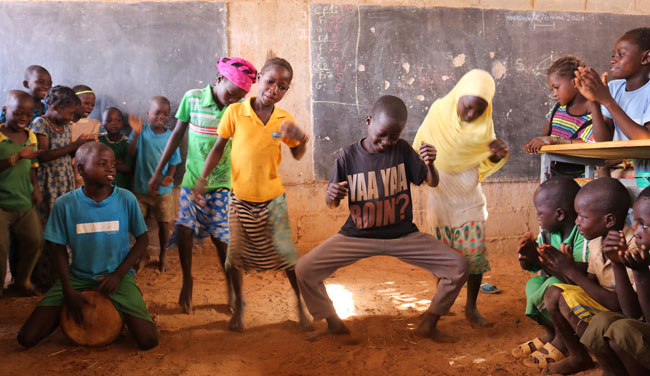 Enfants au Birkina-Faso