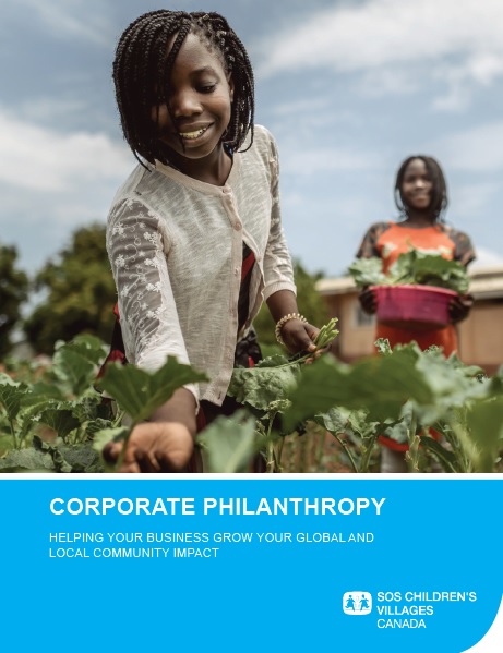 Brochure sur la philanthropie d'entreprise