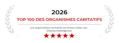 Top 100 des organismes caritatifs 2026 de Charity Intelligence, cote de cinq étoiles