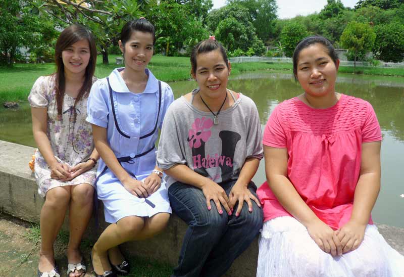 The four friends are now young women, who have made their way in life.
