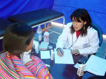 Adán gets nutrients he needs at SOS Children’s Village in Cuzco, Peru