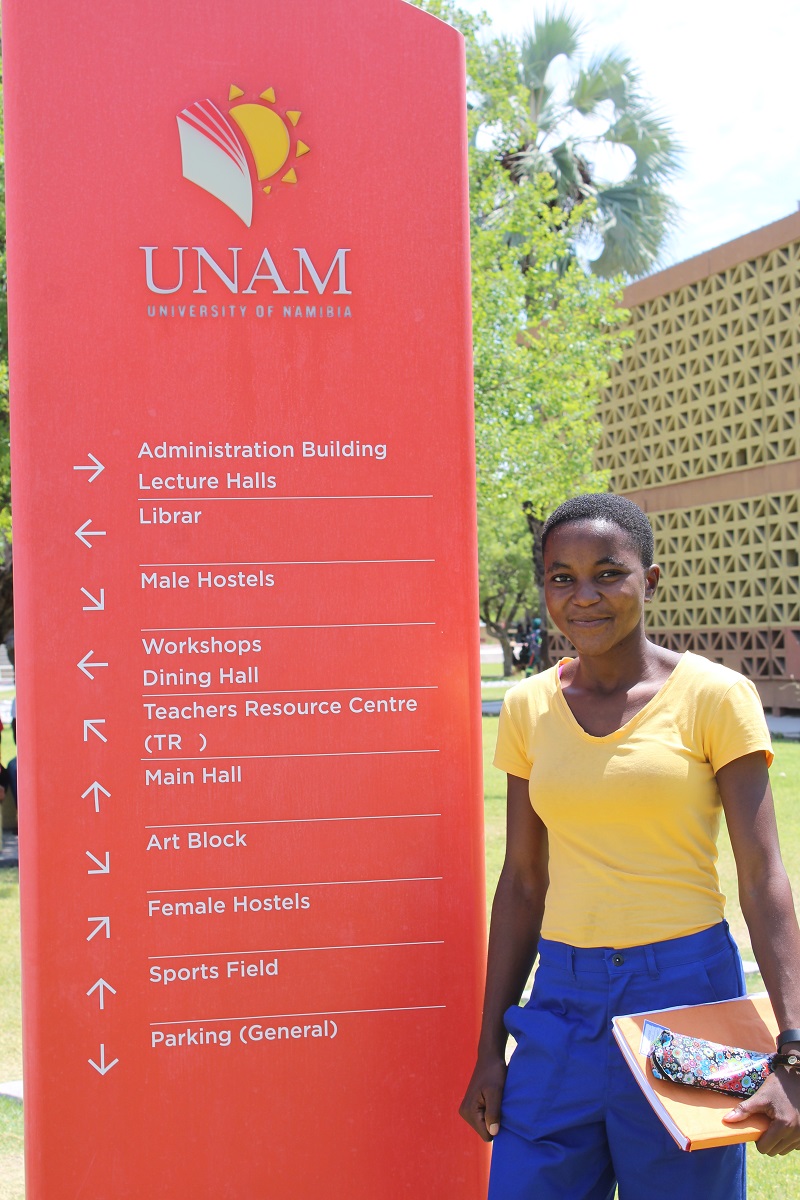 Akpena at the University of Namibia