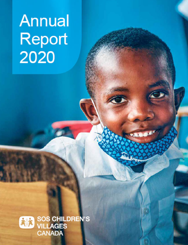 SOS Children's Villages Annual Report 2020 - Cover