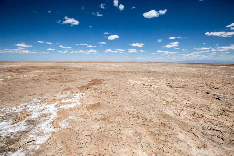 An arid landscape stretches across the Marsabit plains