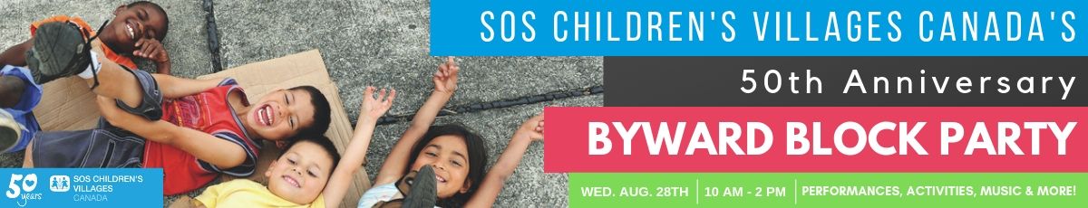 banner for 2019 Block Party.