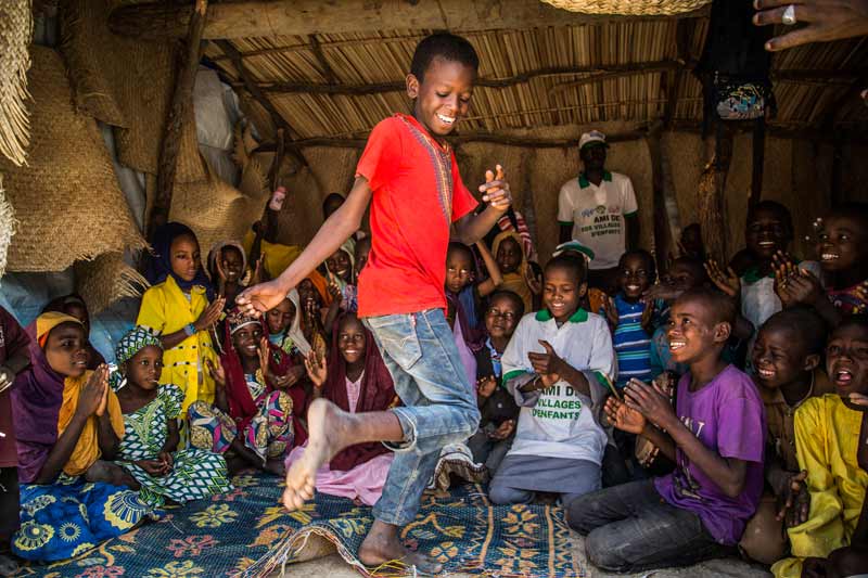 Boy dancing - Diffa, Niger