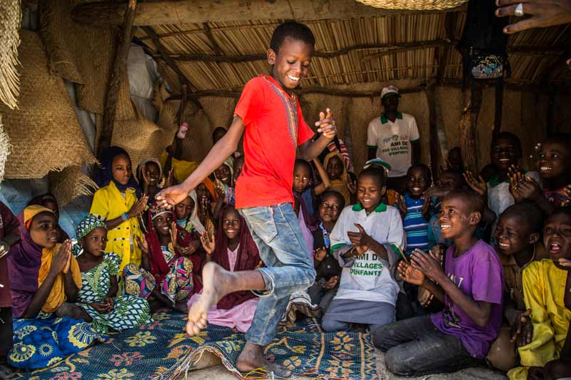 Boy dancing - Diffa, Niger