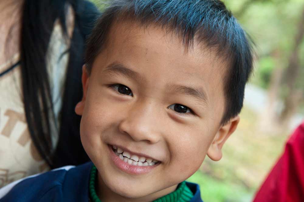Boy smiling - Sponsor a child Vietnam