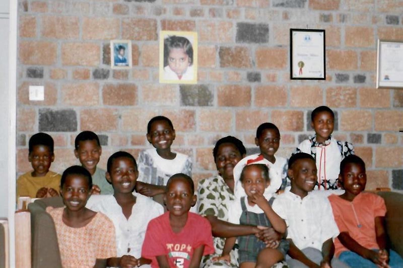 British Ncube with his SOS Family