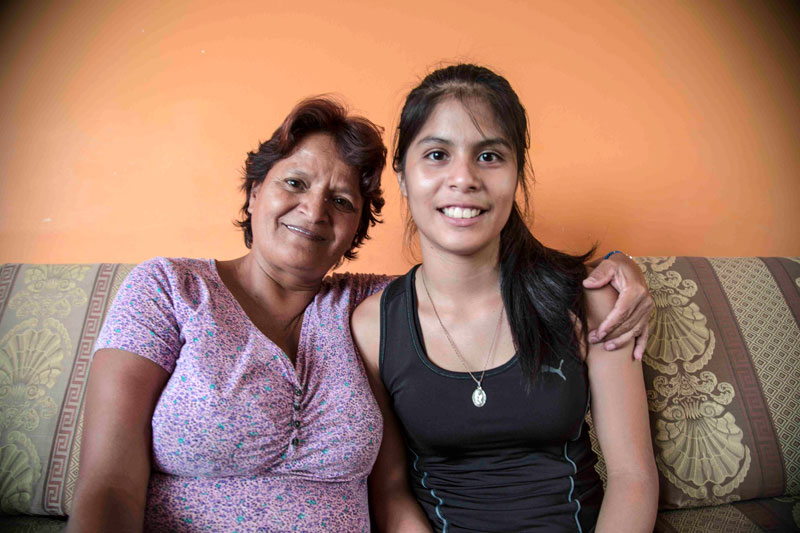 Olympic hopeful Camila and her SOS mother