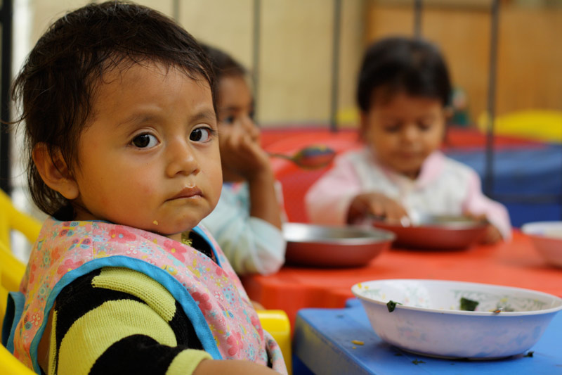 Sponsored child in Ecuador - Through child sponsorship change a life