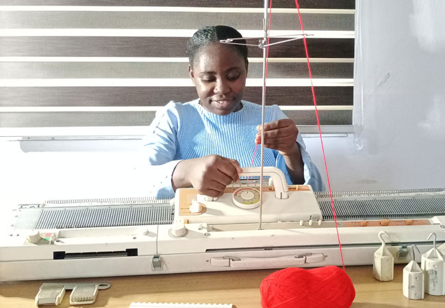 Deborah in Nigeria working on her own economy