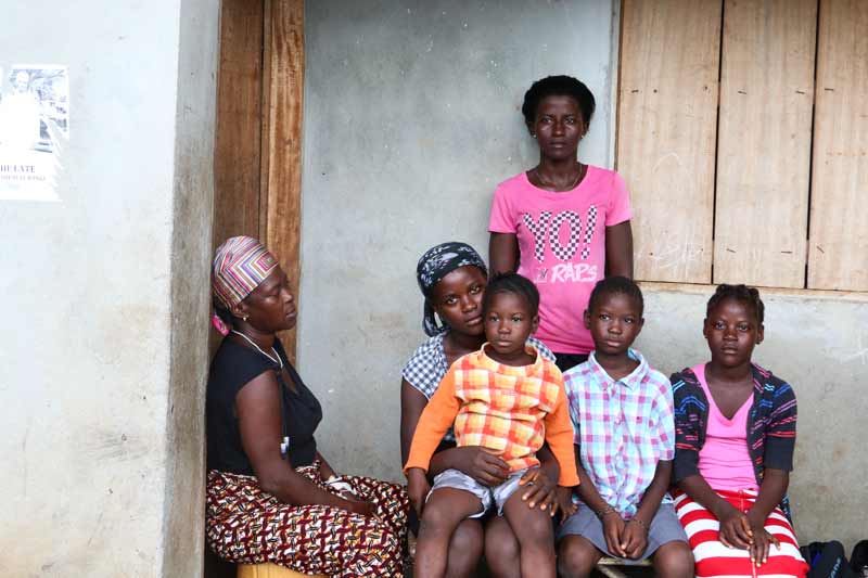 Family in Sierra Leone
