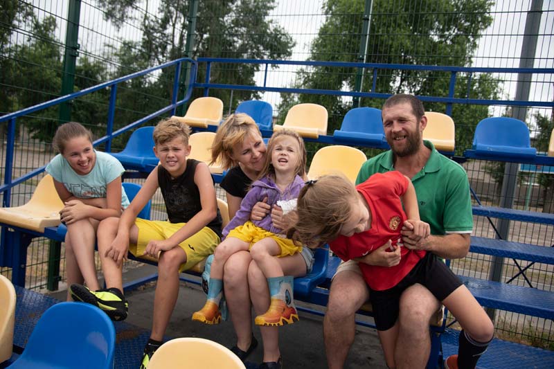 Family in Ukraine