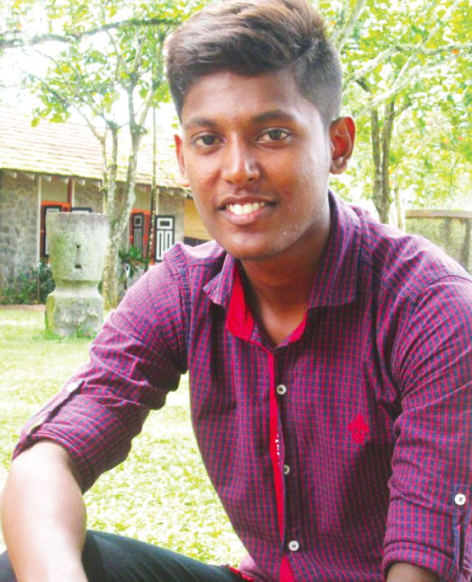 Janith smiling in the SOS Village in Sri Lanka