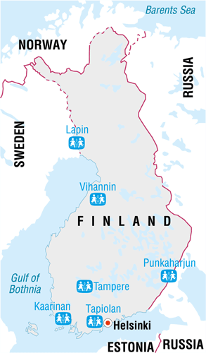 Map of SOS in Finland