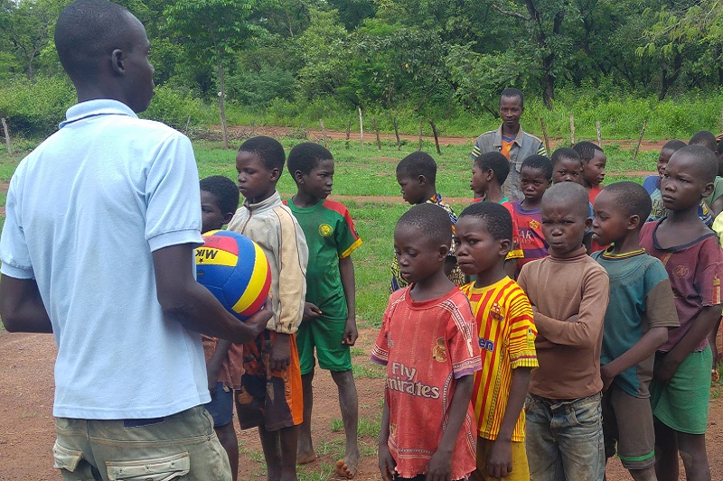 Children awaiting emergency help