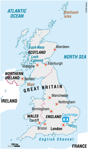 Map of SOS in Great Britain