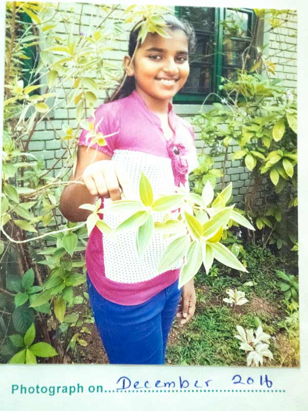 Janani smiling