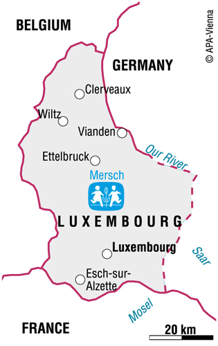 Map of SOS in Luxembourg