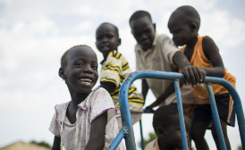 Enfants jouant à Malakal