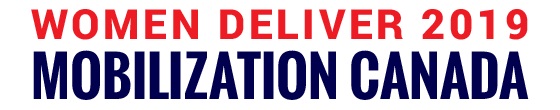 Women Deliver 2019 Mobilization Canada Logo