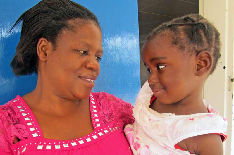 SOS mother and daughter in Zimbabwe
