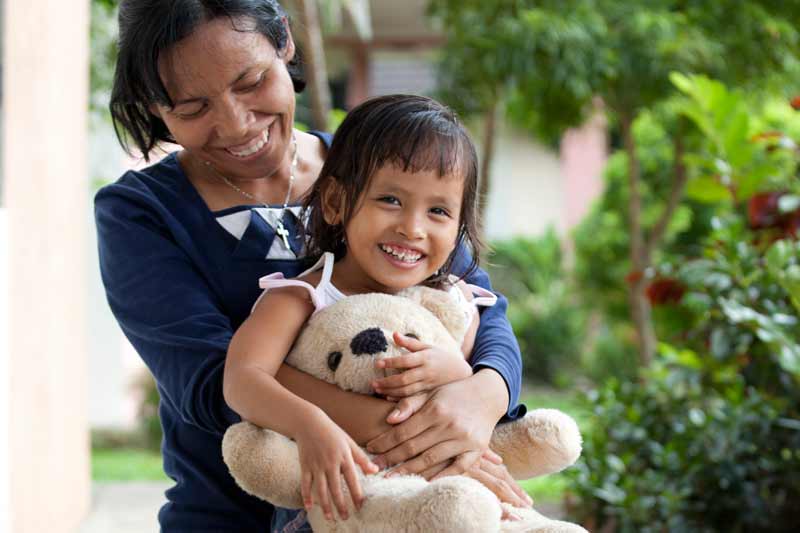 Giving orphaned and abandoned children a mother and a home