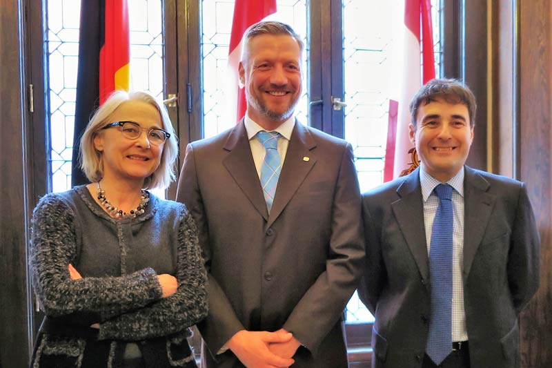Austrian and German ambassadors with SOS Canada President and CEO Austrian and German ambassadors with SOS Canada President and CEO