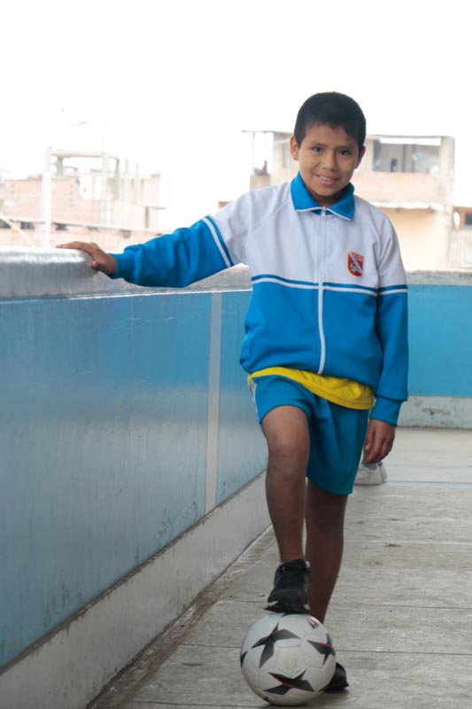 Boy with soccer ball Boy with soccer ball