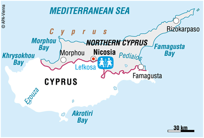 Map of SOS in Northern Cyprus