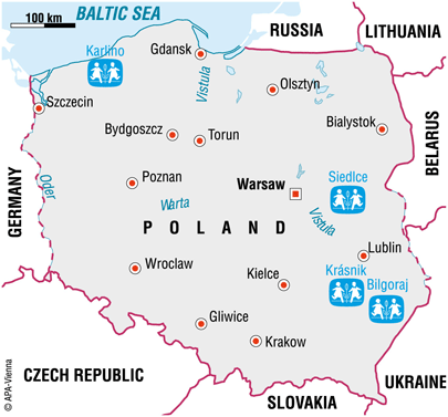 Map of SOS in Poland