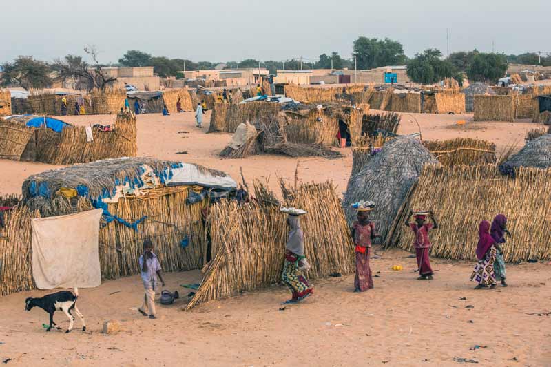 Camp de réfugiés à Diffa, Niger