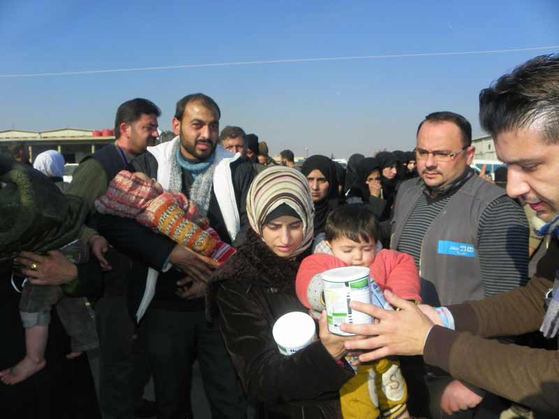 SOS Children’s Villages is distributing food to families and children in need.