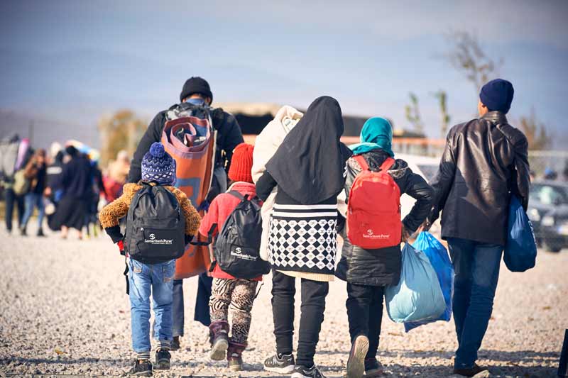 Réfugiés syriens en Macédoine