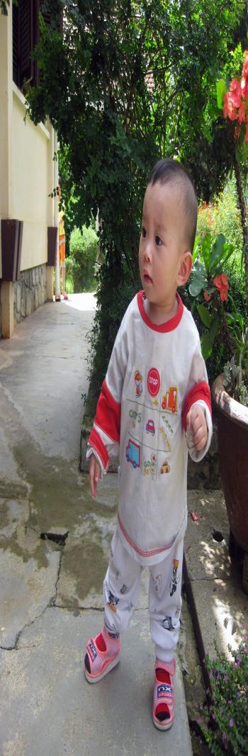 A sponsored Vietnamese boy in the SOS Village in Da Lat