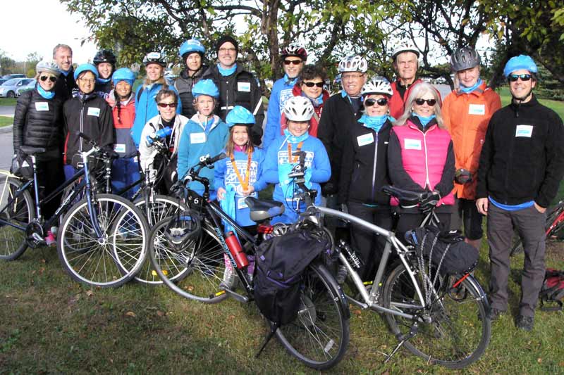 Balade en refuge photo de groupe