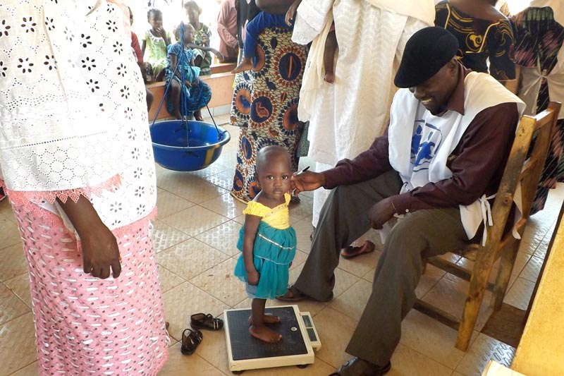 Screening children for malnutrition in Mali