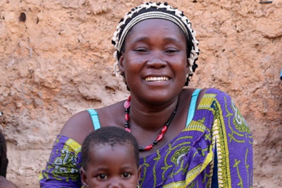 Mère et enfant burkinabé