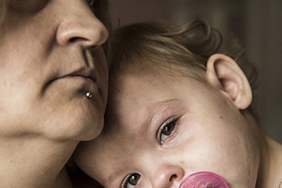 Ukraine mothers and children suffer