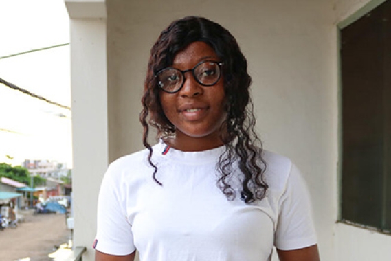 Yvette Natta youth ambassador developed a project for the protection of children’s rights during the Covid-19 pandemic