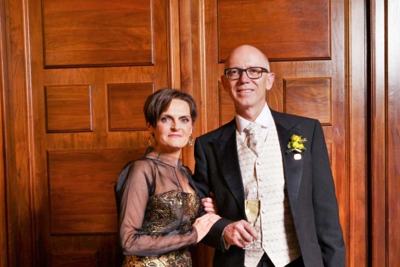 Harold and Eva at the Montreal ball