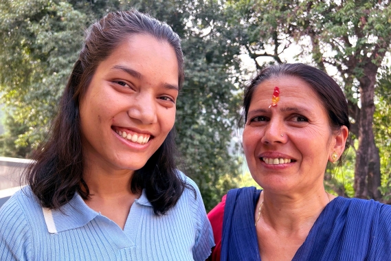 Shruti and her SOS Mother