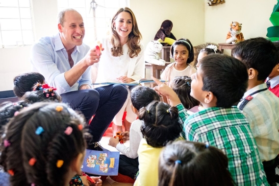 Le duc et la duchesse de Cambridge visitent un village d'enfants SOS © Adam Vallance / Kensington Palace
