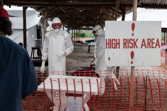 Doctor in high-danger ebola treatment centre