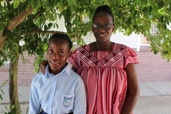 Nothando and her SOS Mother Emilia