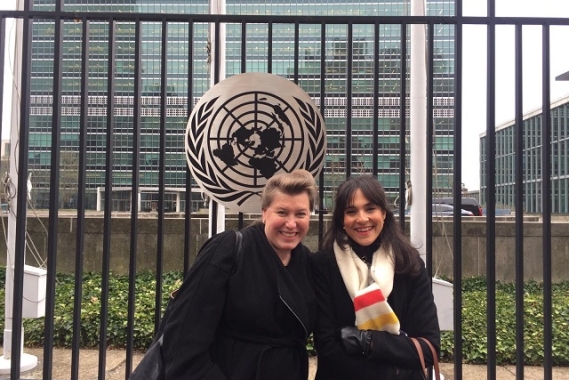 SOS staff at the UN in New York City