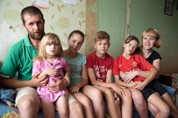 Family in Ukraine