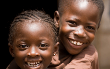 Children smiling